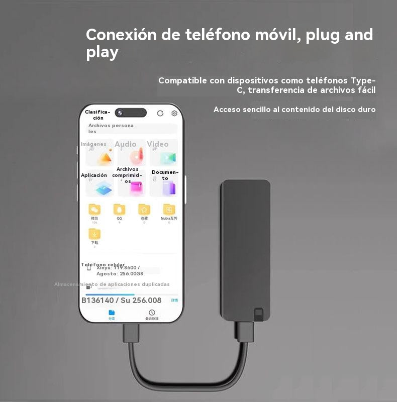 ⚡ 【8TB】Disco Duro USB 3.0 Multifuncional de Alta Velocidad | Transferencia Rápida, Gran Compatibilidad, Almacenamiento Sin Preocupaciones💻📦