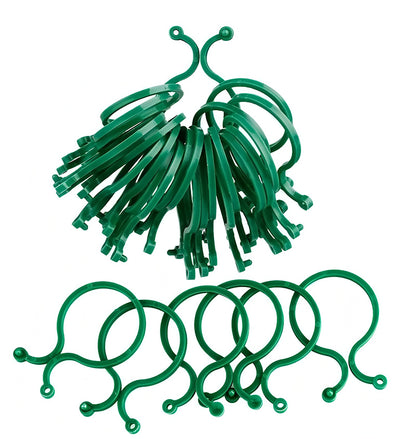 🍇【500piezas】🌱Abrazaderas fijas con hebilla en forma de 8, adecuadas para plantas trepadoras, jardines/huertos/huertos frutales, ataduras de vides