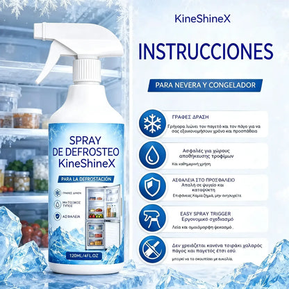 🔥【2 botellas por 28 euros】❄️ Nuevo spray descongelante 2026 🧡 Elimina rápidamente el hielo del congelador