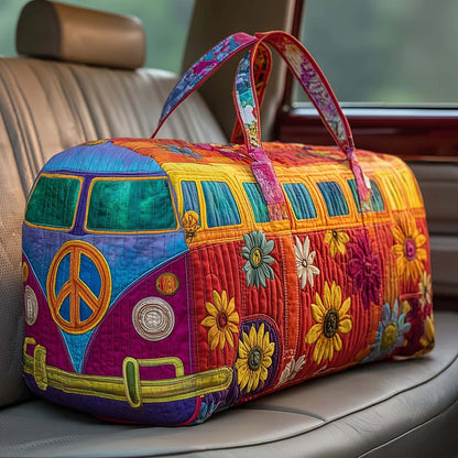 👜【(16x8x8) palců】Polstrovaná cestovní taška Hippie Van
