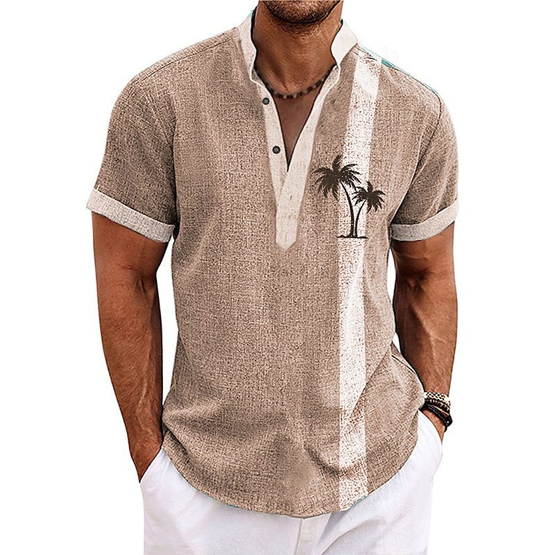 😎☀️【S-6XL】Nueva camisa casual transpirable estampada de algodón puro para hombre, nueva colección 2026