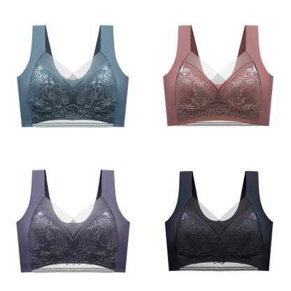 【Compra 2 y llévate 2 gratis】🔥4 por 31 €【40-110 KG】Sujetador de encaje sin costuras y cómodo para mujer