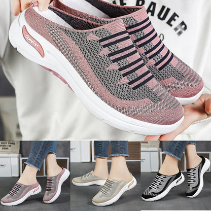 【36-41】🔥Última oferta: 50% de descuento en zapatillas de malla sin cordones, cómodas y ligeras para mujer.