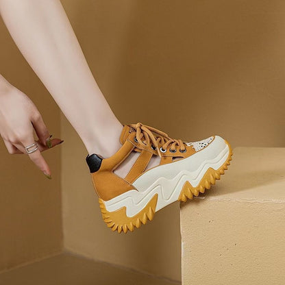 【35-40】Nuevas sandalias casuales transpirables de verano para mujer, con suela gruesa.