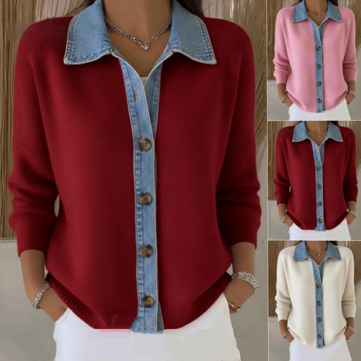 ✨ Nueva blusa de mujer 2025 de alta calidad con diseño de paneles (S-3XL), moderna y cómoda, disponible en tallas grandes