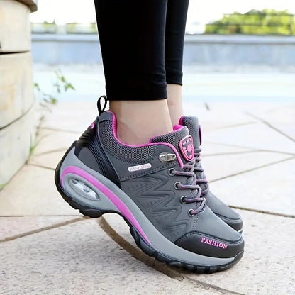 【69% DE DESCUENTO】🔥【Gran oferta】【35-42】2026 Nuevos zapatos casuales de suela blanda con aumento de altura para mujer con amortiguación de aire