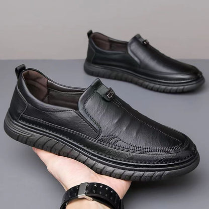 ❤️❤️【39-44】👞Zapatos casuales de piel para hombre, nuevo estilo de verano.