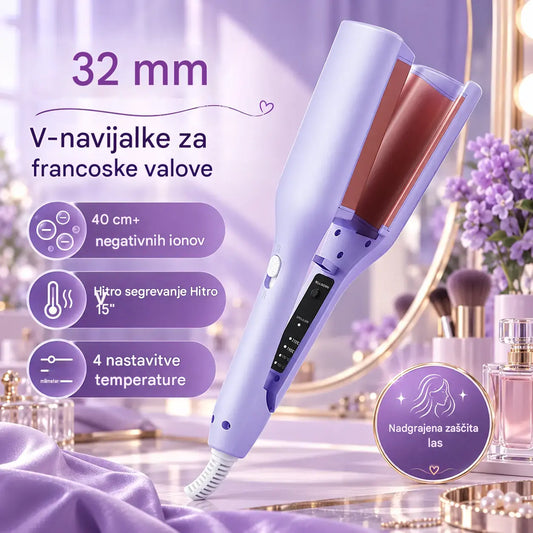 💈1 kos 31 evrov 💐💁‍♀️ Kodralnik za lase – sijaj salonske kakovosti in zaščita pred vročino ✨