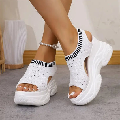 Ultra měkké sportovní sandály na platformě – korekce držení těla a chůze bez únavy, každodenní pohodlí pro vaše nohy! ✨