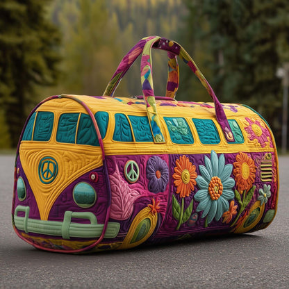 👜【(16x8x8) palců】Polstrovaná cestovní taška Hippie Van
