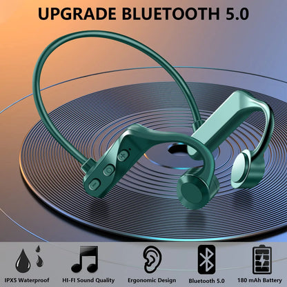 🎧【Compra 1 y llévate 1 gratis】Auriculares deportivos inalámbricos Bluetooth de conducción ósea para correr