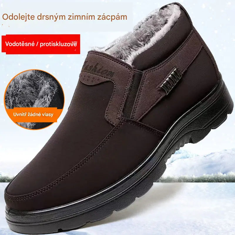 👞【Časově omezená nabídka: poloviční cena】🔥【39-47】Nejprodávanější pánské zimní boty: hřejivá fleecová podšívka a voděodolné provedení.