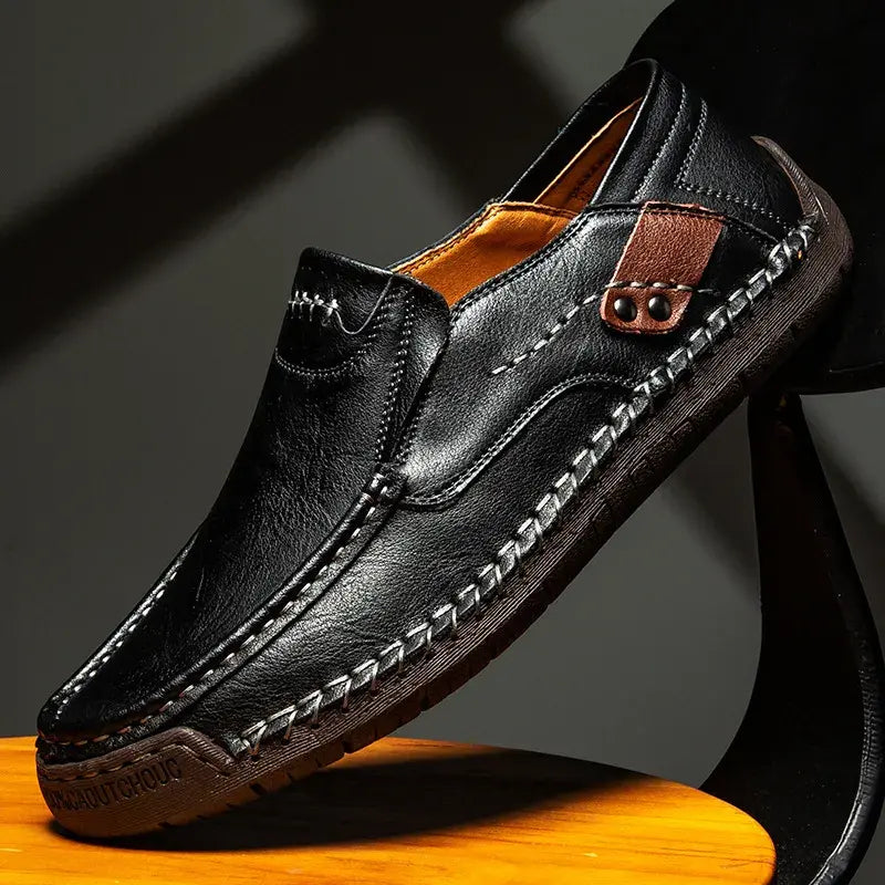 👞50% de descuento🔥【38-48】Mocasines de cuero hechos a mano ✅️Pago contra entrega