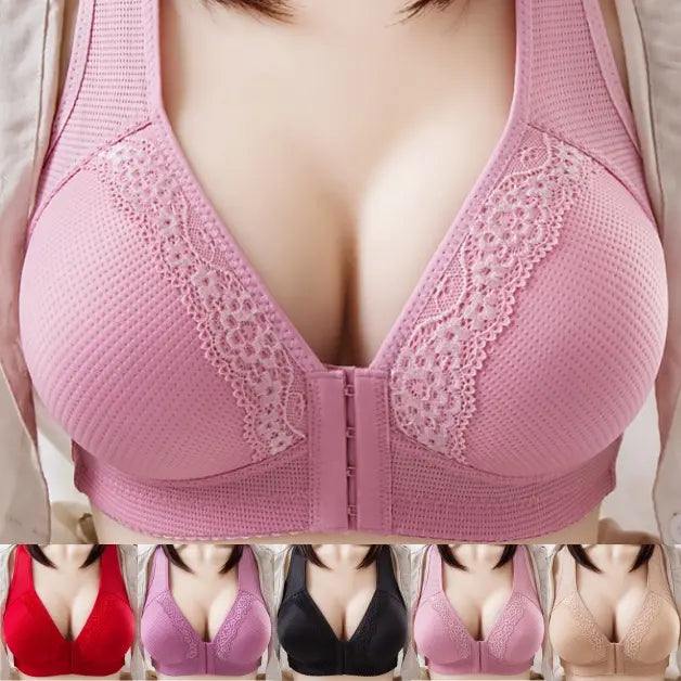 💥【Paquete de 3】Sujetadores de alta calidad | 💖🧡 Sin costuras, con gran sujeción, elegantes y sexys, previenen la flacidez