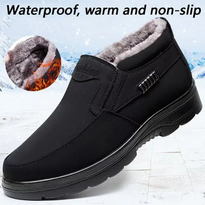 👞【Oferta por tiempo limitado -50%】🔥【39-47】Botas de invierno para hombre, acolchadas, cálidas e impermeables, más vendidas