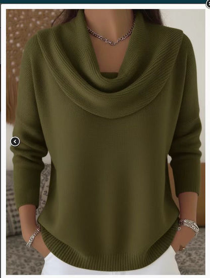 🔥【S-3XL】Nuevo suéter liso de manga larga para otoño/invierno 2026