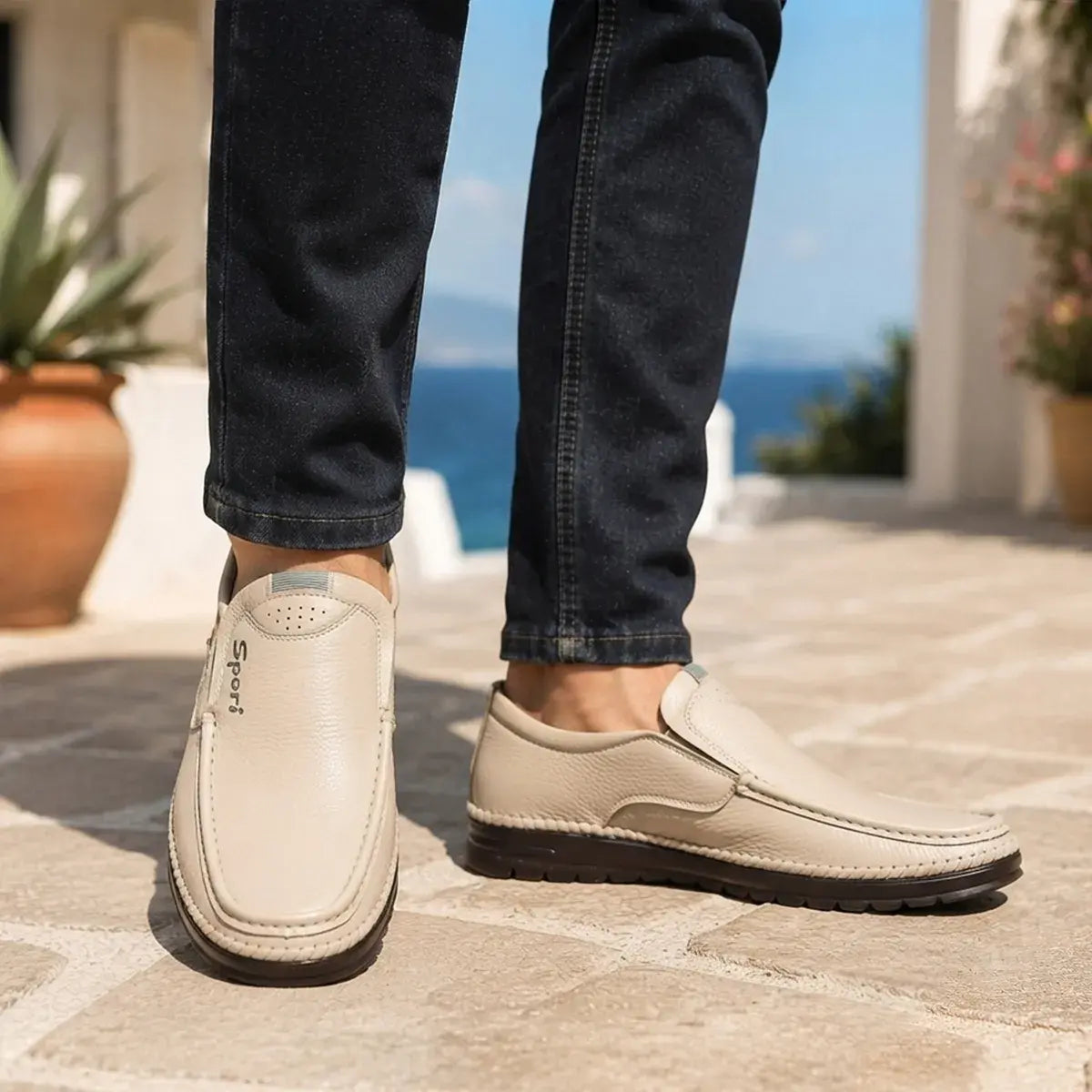 👞50% de descuento🔥【39-44】Nuevos zapatos casuales de cuero auténtico para hombre: ligeros y cómodos.