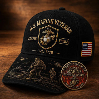 🤠🧢Gorra de Lealtad Eterna del Cuerpo de Marines