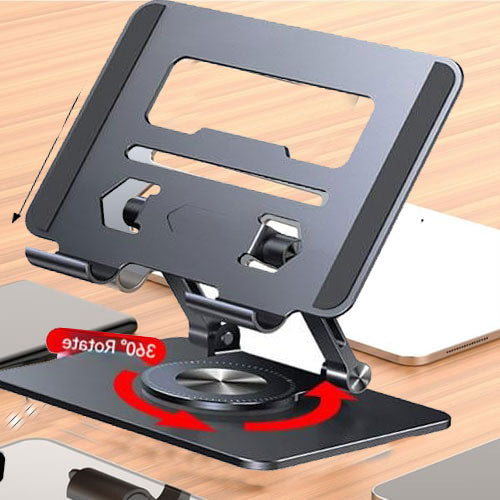 💥💻 Soporte giratorio 360° para portátil de aleación de aluminio – estable, portátil y ergonómico