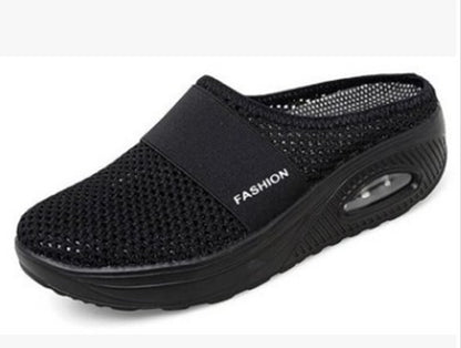 💥【35-43】2026 Zapatos de malla hueca con colchón de aire