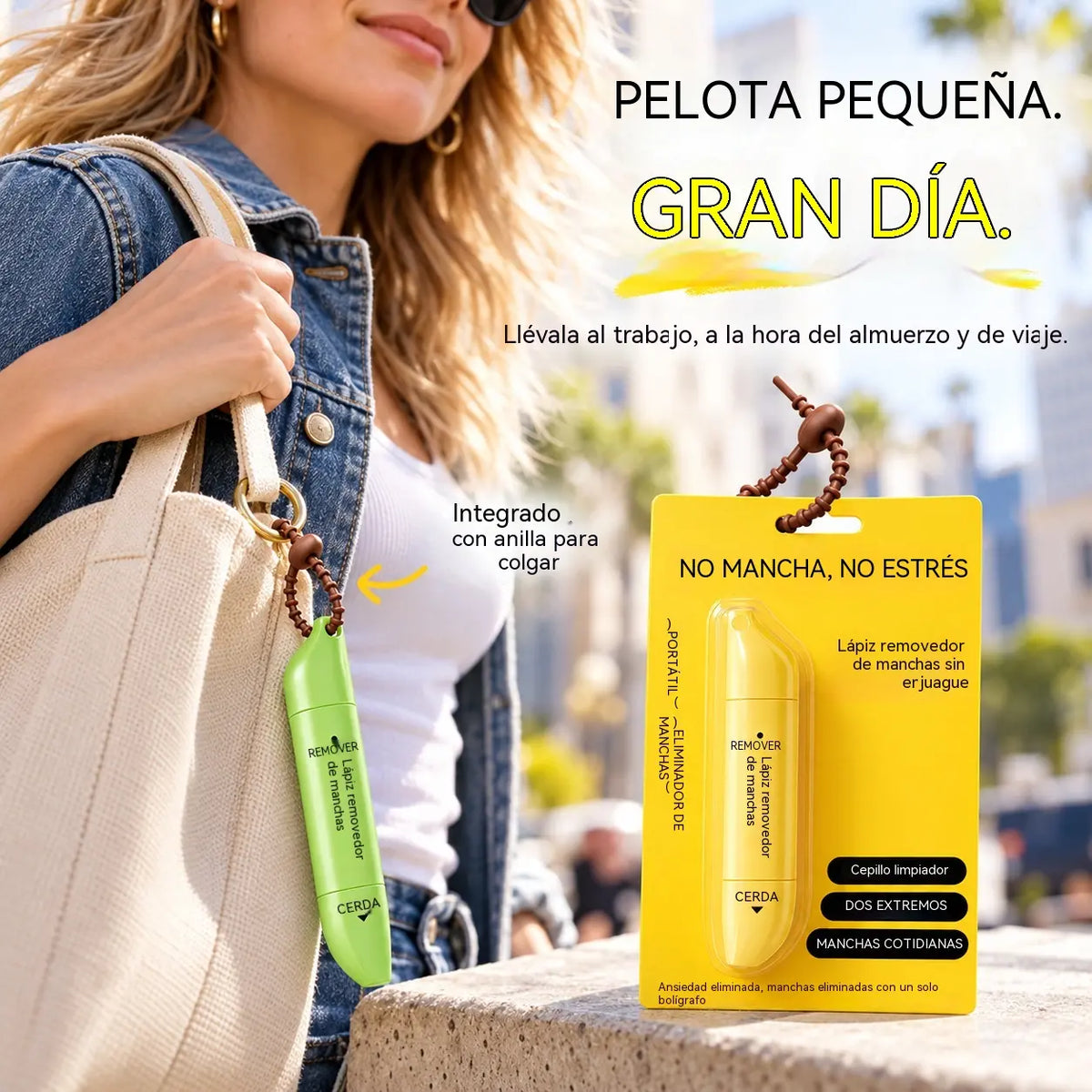 🔥【Compra 1 y llévate 1 gratis】🧼 Lápiz quitamanchas portátil de doble punta ✨ Limpiador de emergencia instantáneo para ropa (sin necesidad de enjuague); ideal para manchas de aceite y café