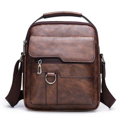 🔥Nova promocija 50% popusta 👜 Moderna in vsakodnevna moška usnjena torba z veliko zmogljivostjo