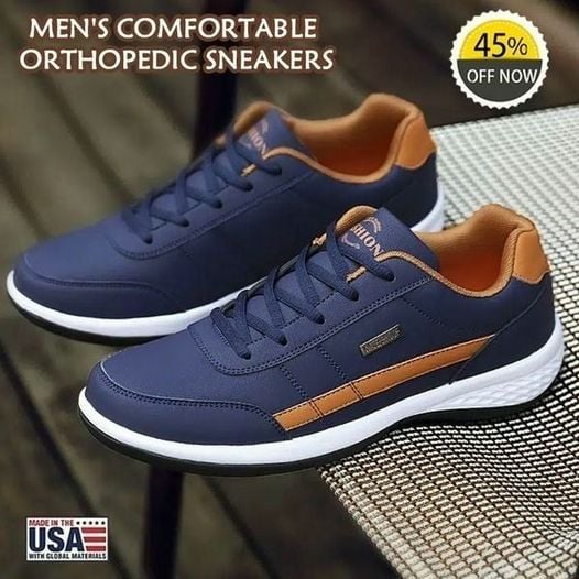✨40%OFF✨【38-48】2026 nuevas zapatillas de deporte de cuero cómodas para hombre