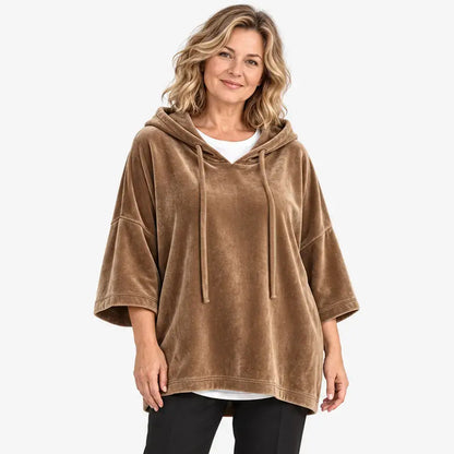【S-5XL】Jersey holgado con capucha y cordón ajustable para otoño/invierno de 2026