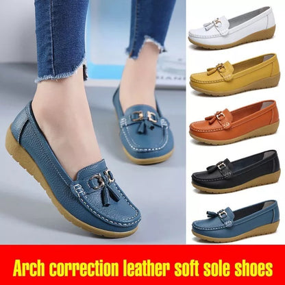 😍【35-44】 Zapatos de cuero para mujer de moda primavera-verano 2026 nuevos