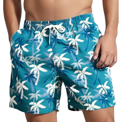 🌴【S-3XL】Pantalones cortos de playa estampados de secado rápido para hombre