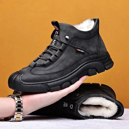 50% de descuento: 【39-44】Zapatillas deportivas casuales de invierno para hombre 2026, con forro de lana, suela resistente y diseño impermeable.