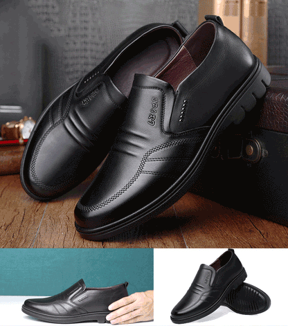 👞【🔥【39-44】Zapatos de negocios de cuero genuino para hombres