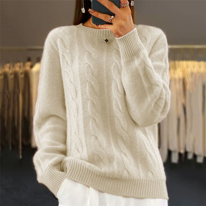 🔥⛄【S-XL】Suéter de lana de alta calidad de color sólido nuevo otoño e invierno 2026