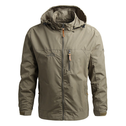 🛡️【M-5XL】🧥 Pánská outdoorová bunda s kapucí, volný střih, časově omezená nabídka