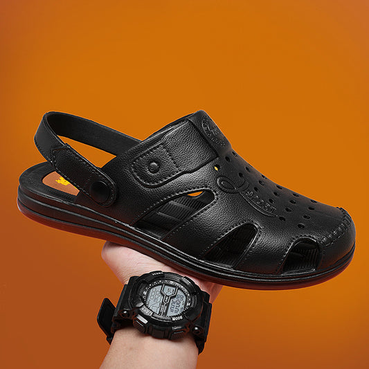 【40-44】Nuevas sandalias casuales de verano para hombre: suela suave, antideslizantes, duraderas y transpirables.
