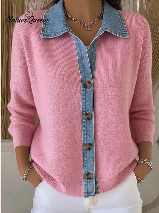 ✨ Nueva blusa de mujer 2025 de alta calidad con diseño de paneles (S-3XL), moderna y cómoda, disponible en tallas grandes