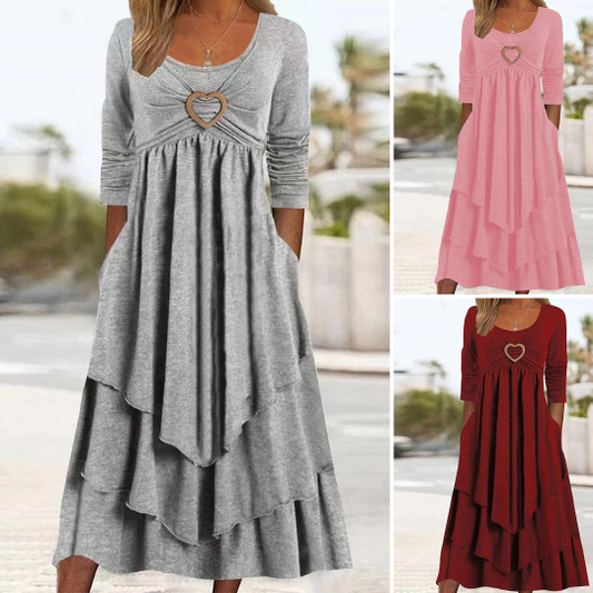 👗 50% de descuento 🔥 [40–100 kg] Nuevo vestido sencillo de algodón y lino (2026) — Tejido cómodo y transpirable ✅️ Pago contra entrega ✅️ 70% de descuento en 2 artículos