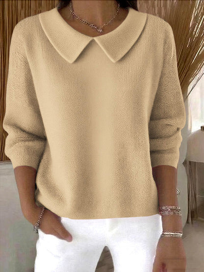 🔥【S-3XL】Nueva blusa de alta calidad con cuello en V y manga larga, cómoda y fácil de combinar