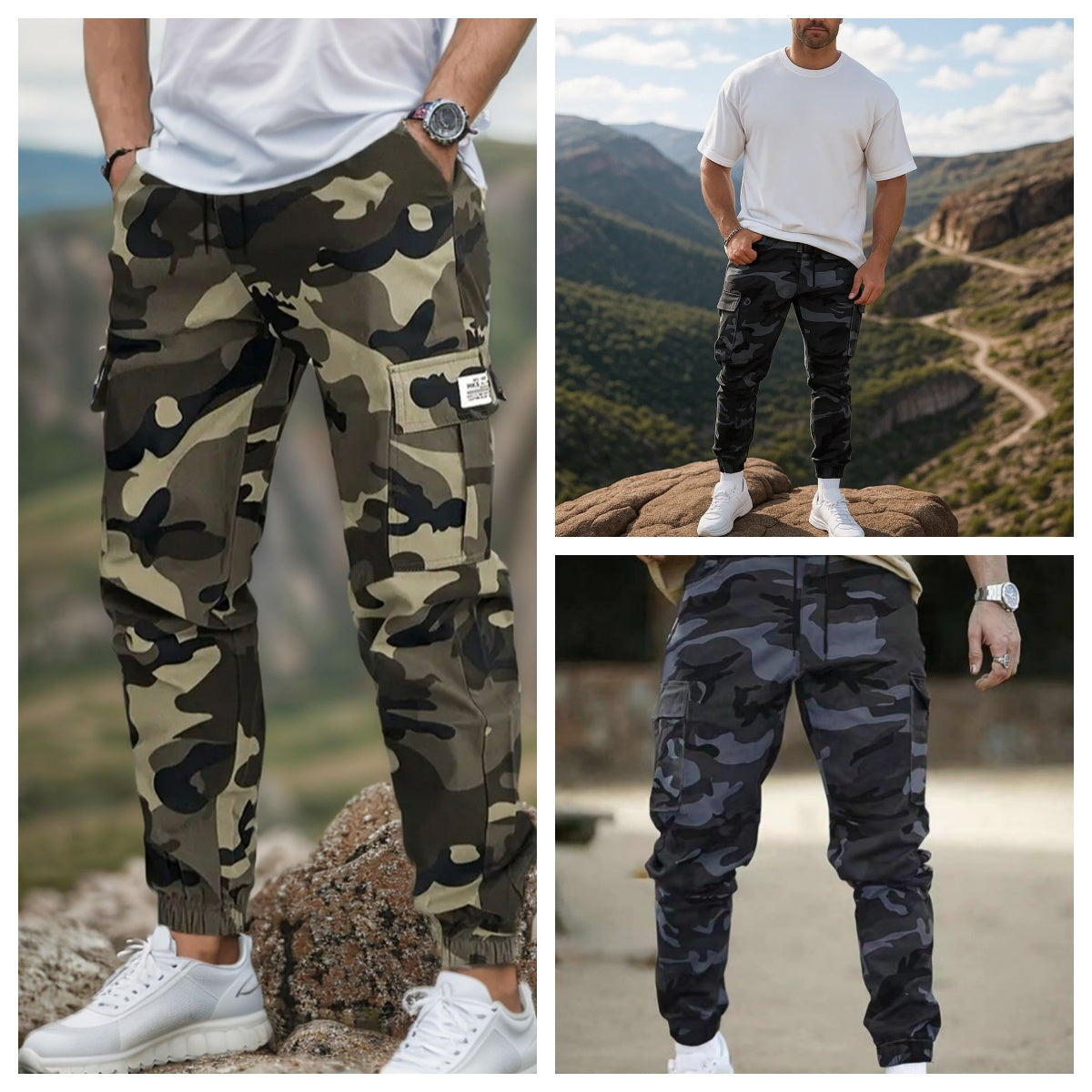 🛠️ SLEVA 60 %! 👖 Pantalones de trabajo tácticos duraderos: mezcla de nailon y algodón, con múltiples bolsillos funcionales, ideales para trabajar al aire libre. 🌲