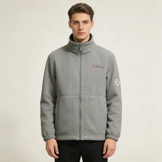 【XS-3XL】Abrigo de lana gruesa para hombre con forro de felpa, tallas grandes, cálido y cómodo para otoño e invierno.