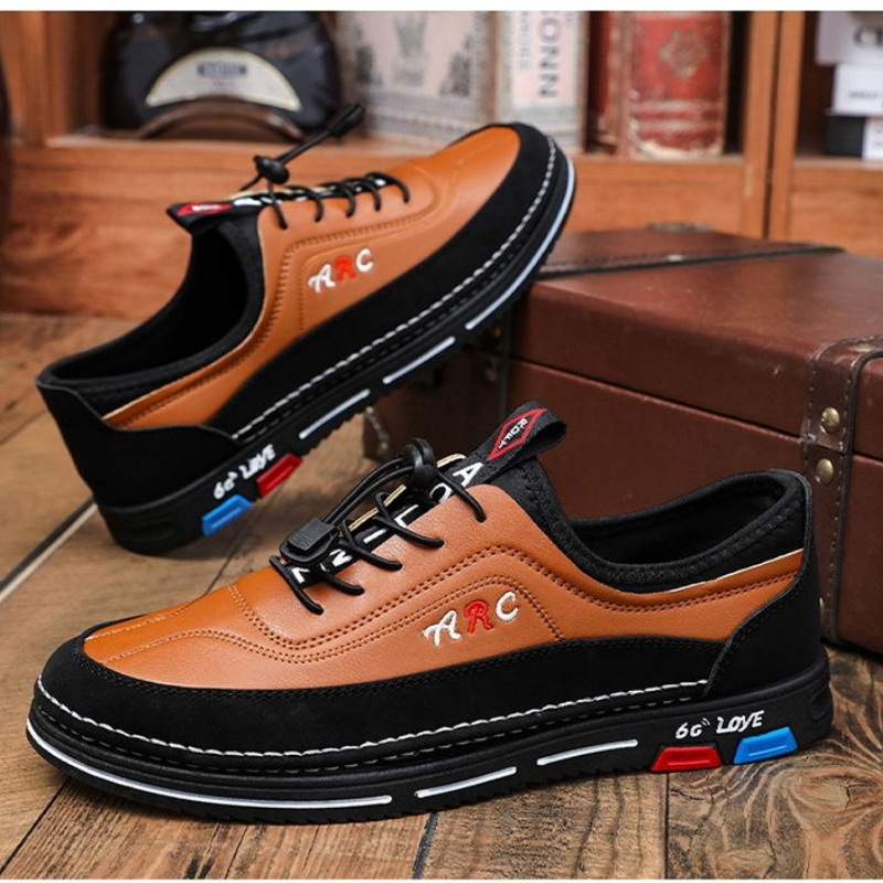 💯🔥【39–48】Ανδρικά casual επαγγελματικά δερμάτινα παπούτσια – αδιάβροχα, ανθεκτικά σε λεκέδες, με μαλακή σόλα, εξαιρετικά άνετη εμπειρία χρήσης