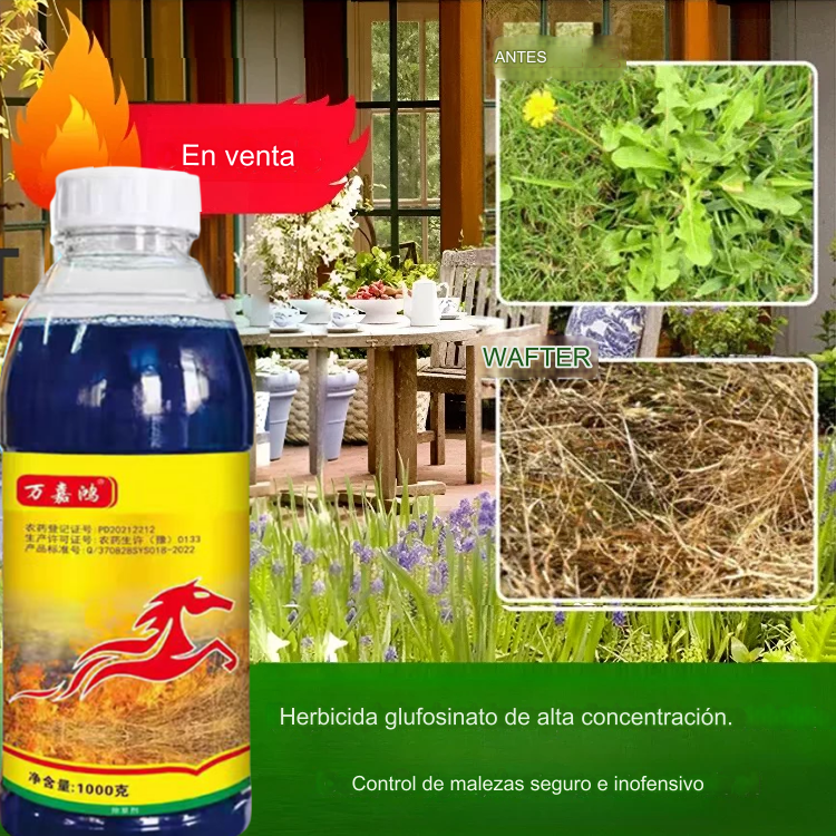 【Compra 1 y obten 2 gratis】 Herbicida de glufosinato de amonio altamente concentrado