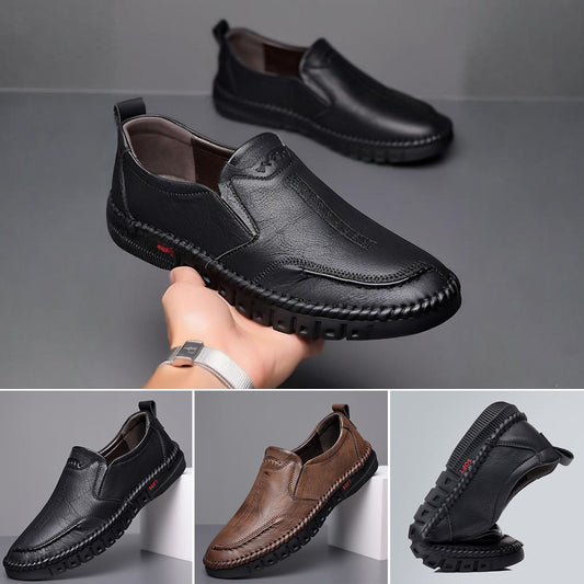 【39-44】Zapatillas deportivas casuales para hombre 2026, fabricadas en piel auténtica, con suela suave, antideslizantes, transpirables