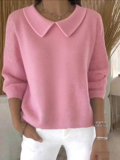 🔥【S-3XL】Nueva blusa de alta calidad con cuello en V y manga larga, cómoda y fácil de combinar