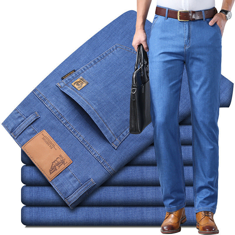 👖👖2026 Vaqueros versátiles, informales y sencillos para hombre de talla grande
