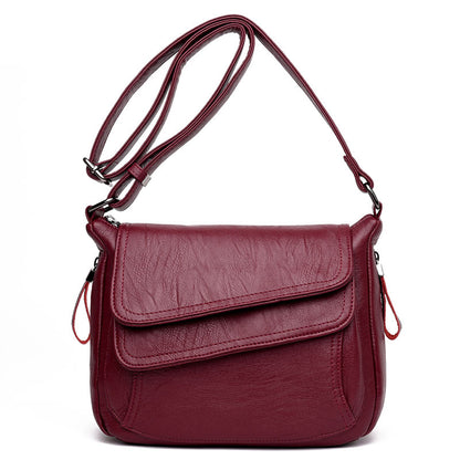 👜✨ Elegáns válltáska kiváló minőségű, puha bőrből, slágertermék női táska
