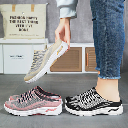 【36-41】🔥Última oferta: 50% de descuento en zapatillas de malla sin cordones, cómodas y ligeras para mujer.