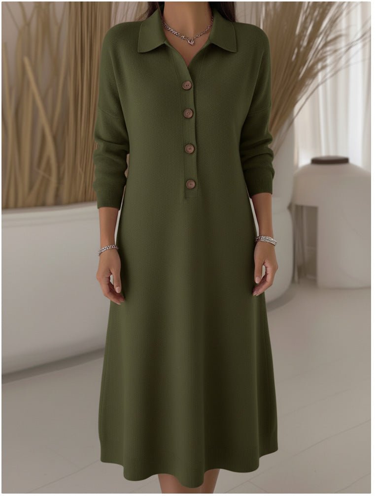 🔥【Ειδική Προσφορά】【S-3XL】Νέο πλεκτό φόρεμα φθινοπώρου/χειμώνα 2026