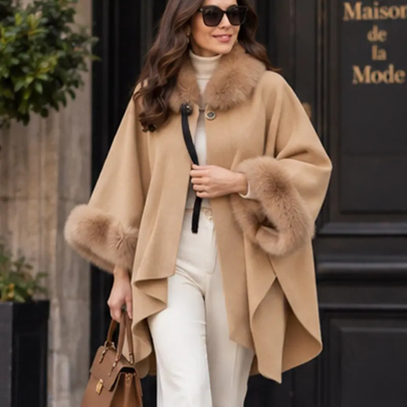 🔥📢[S-5XL] Nuevo abrigo largo de lana suave para mujer 2026: elegante, grueso, cálido y cómodo.