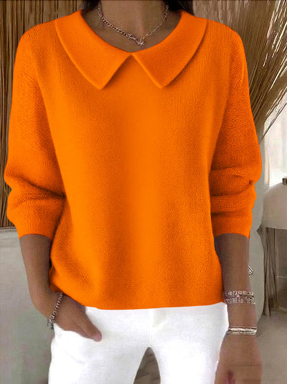 🔥【S-3XL】Nueva blusa de alta calidad con cuello en V y manga larga, cómoda y fácil de combinar